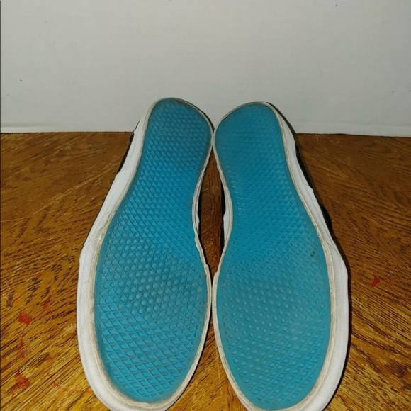 vans woman size 7.5 Black with pink&blue stitching - Picture 8 of 10